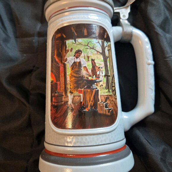 AVON Collectible Stoneware Beer Stein, "The Building of America" No. 61813 - Picture 1 of 11